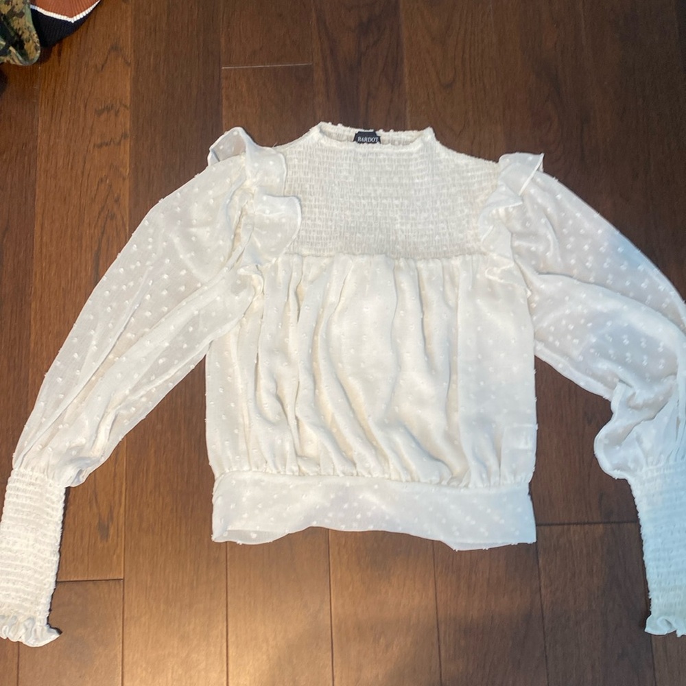 Revolve white blouse . Size xs